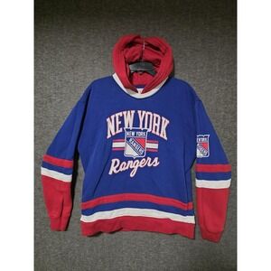 Vintage Hockey Brand New York Rangers Men's Large Hoodie Varsity University